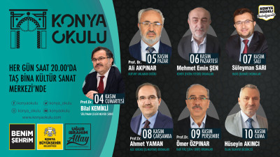 04 Kasım - 10 Kasım 2023 Konya Okulu Dersleri Programı